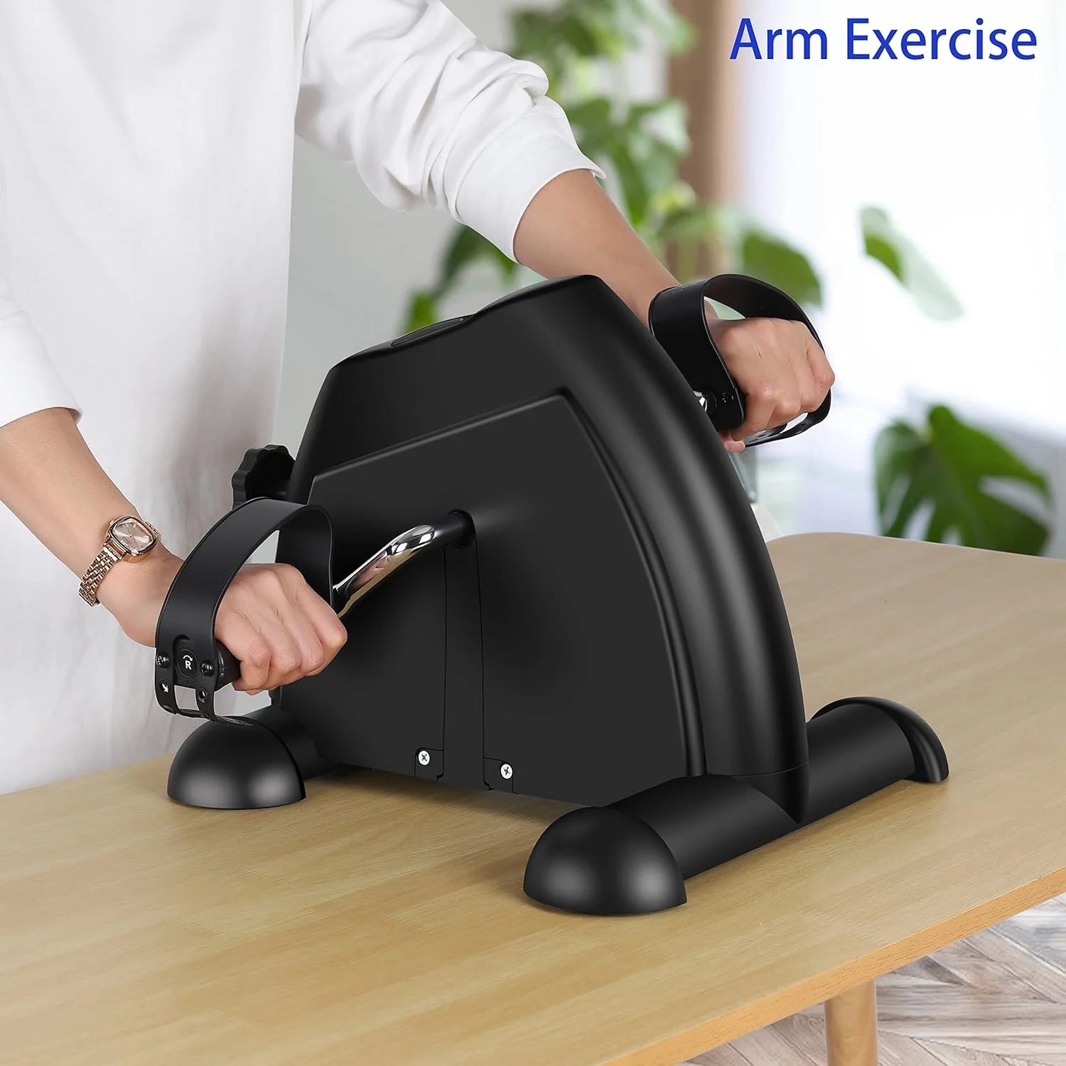 Multi-Function Mini Digital under Desk Exercise Bike Stepper,Foot Bicycle Exerciser,Bike Pedal Exerciser