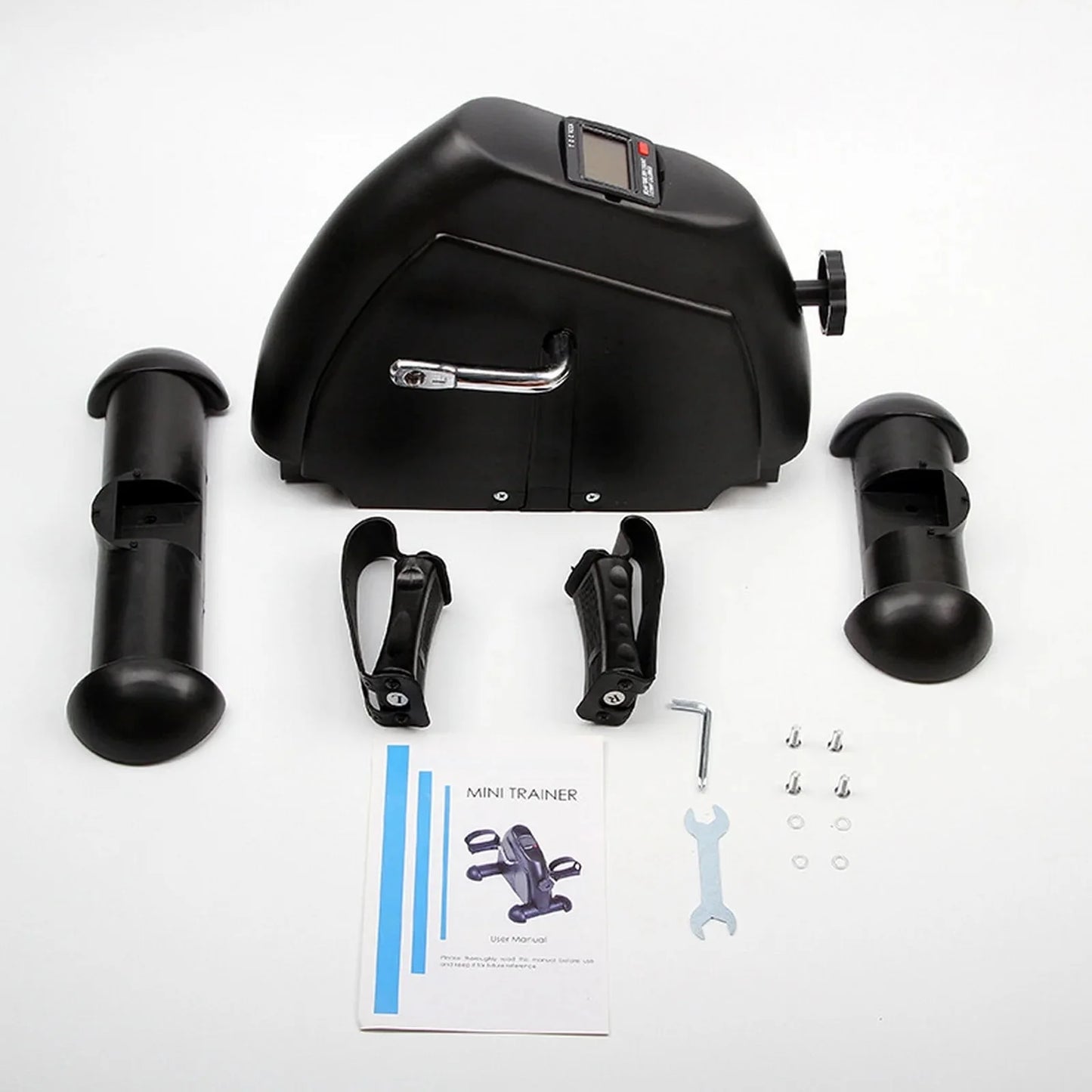 Multi-Function Mini Digital under Desk Exercise Bike Stepper,Foot Bicycle Exerciser,Bike Pedal Exerciser
